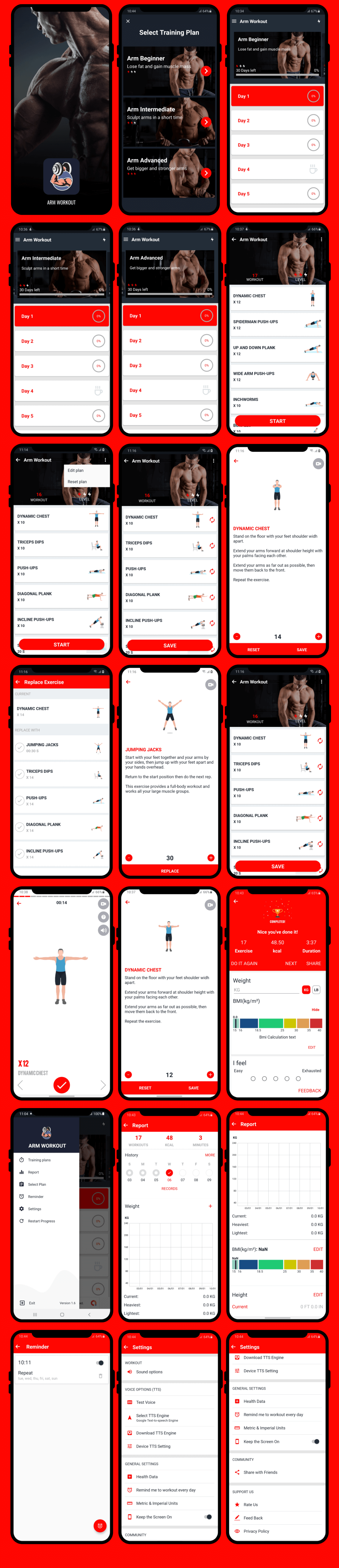 Arm Workout - Android (Kotlin)
