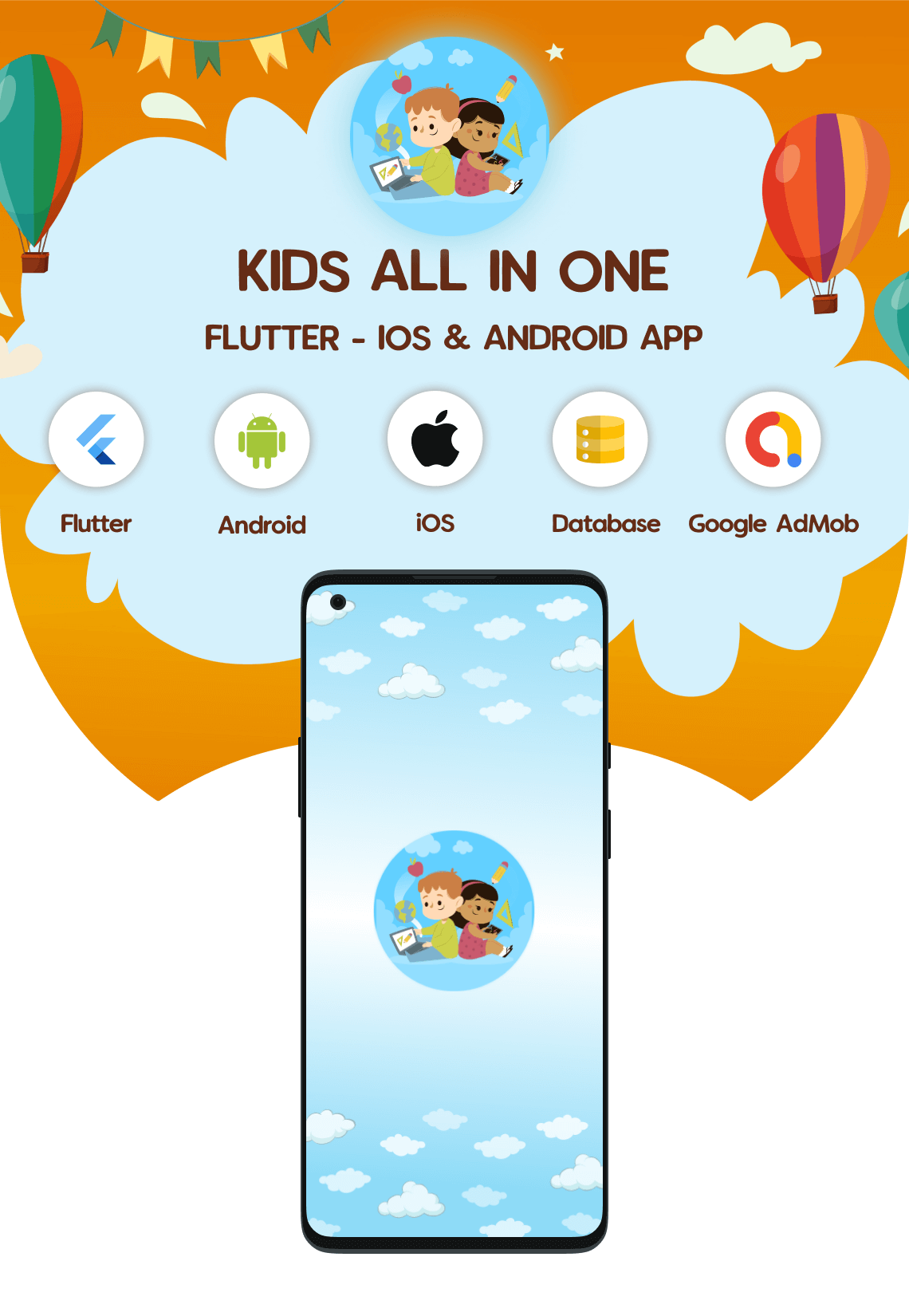 Kids All In One Learning - Flutter Android & iOS App