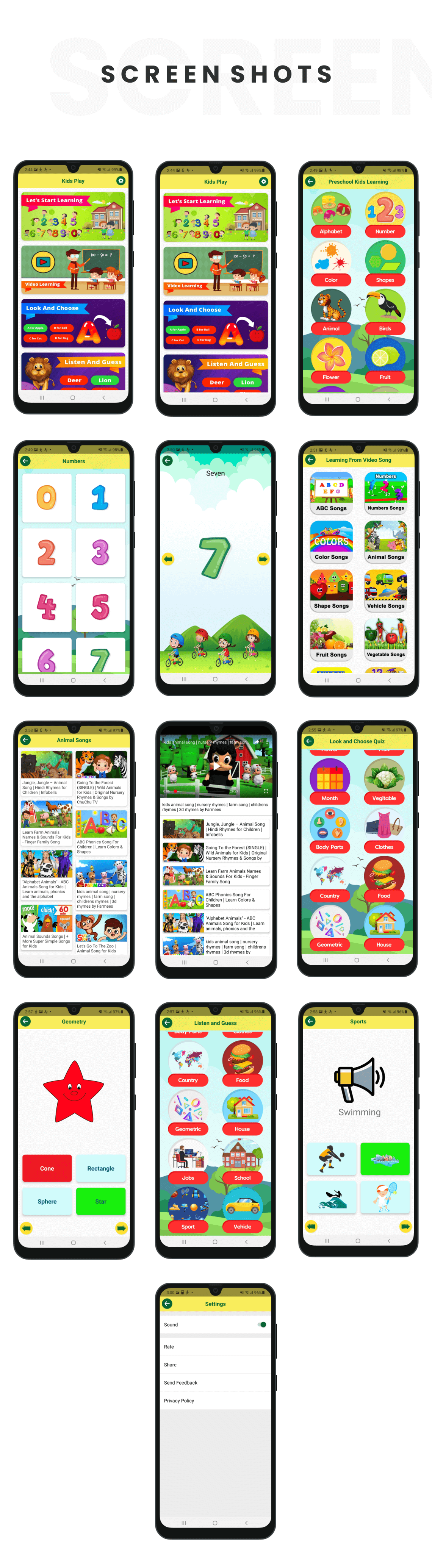 Kids Preschool - Android App