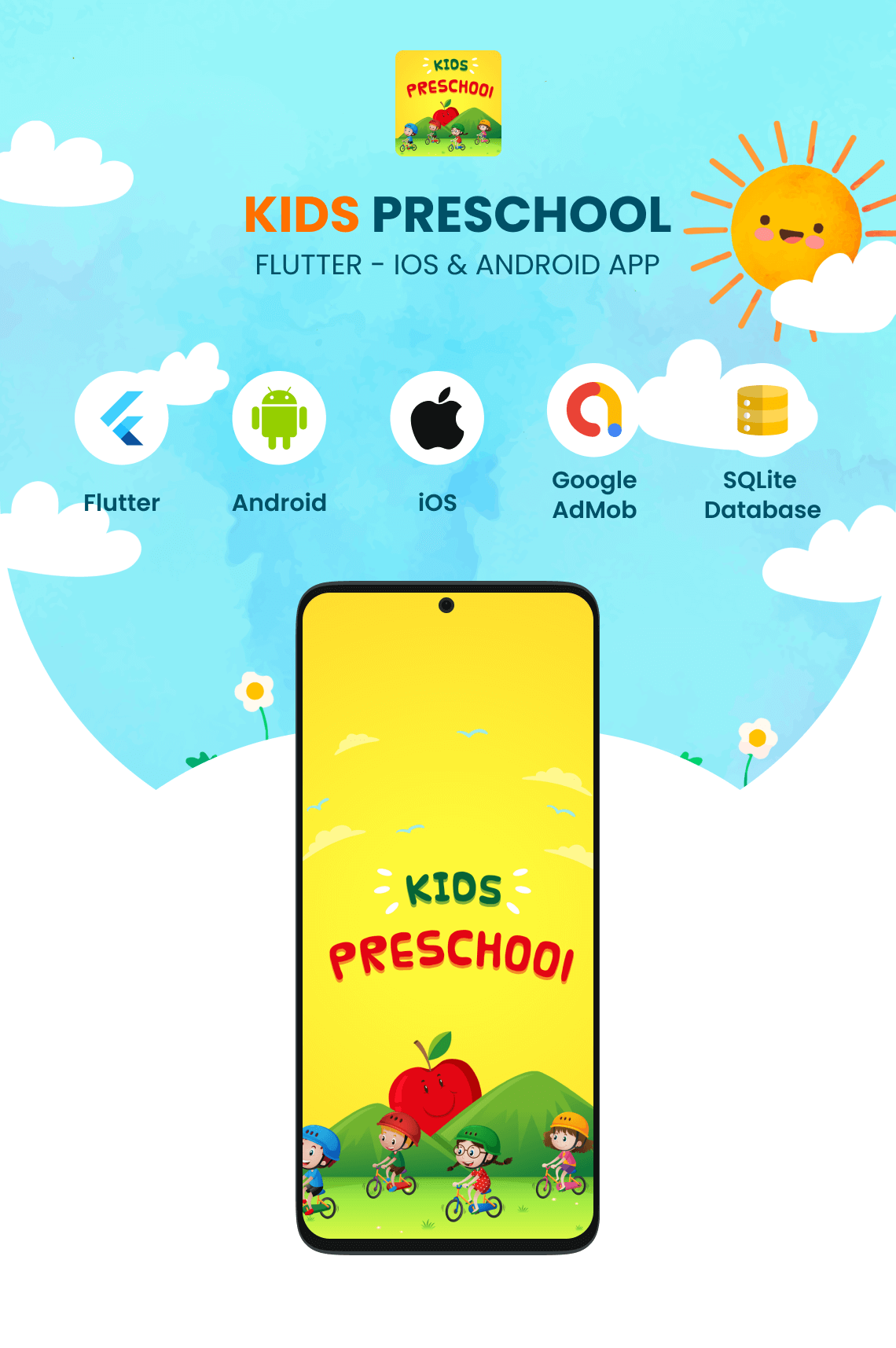 Kids Preschool - Flutter Android & iOS Application
