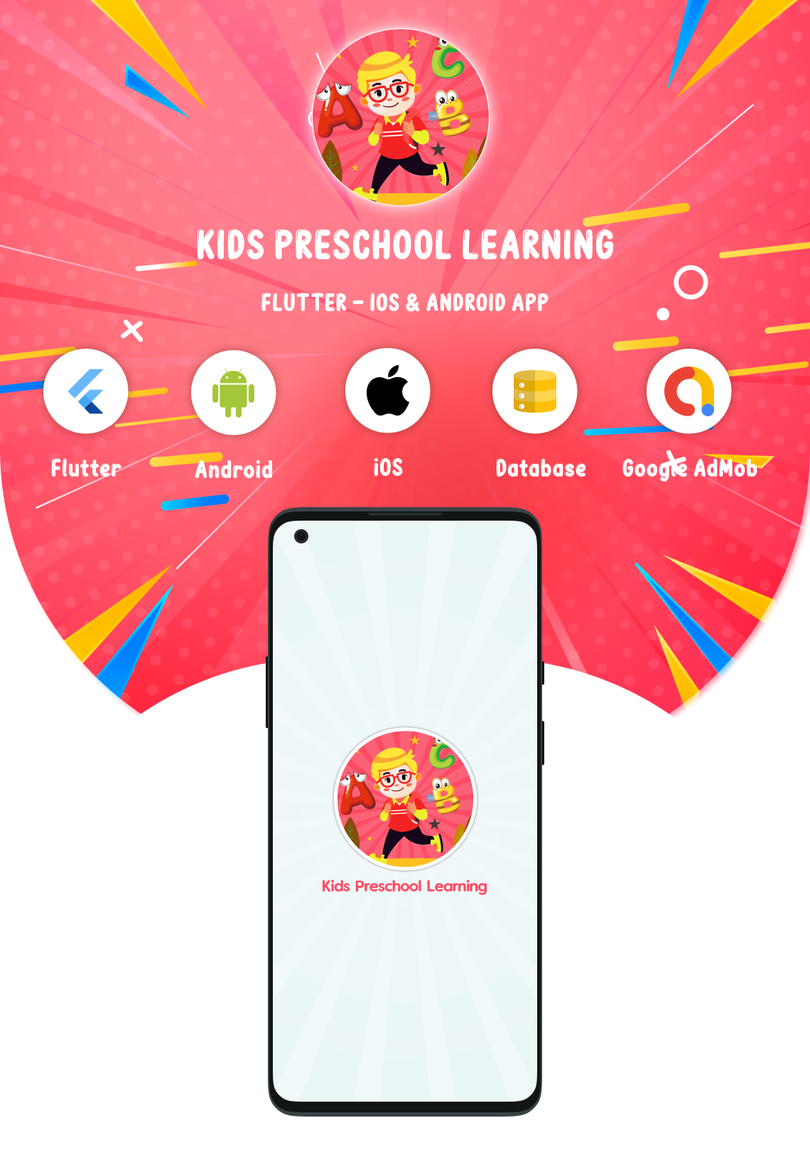 Kids Preschool Learning - Flutter Android & iOS App