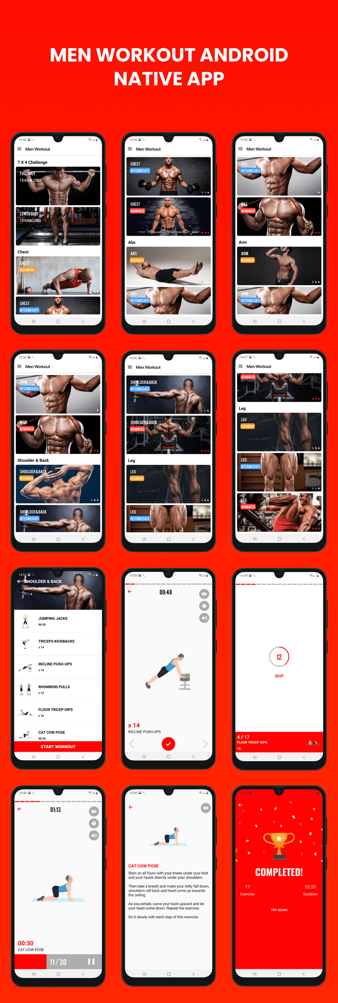Men Workout - Android (Kotlin)