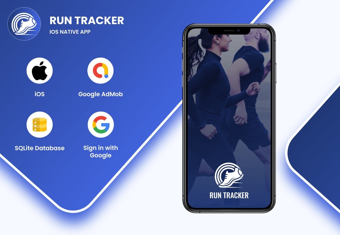 Run Tracker - iOS Native Mobile App (20 Languages)