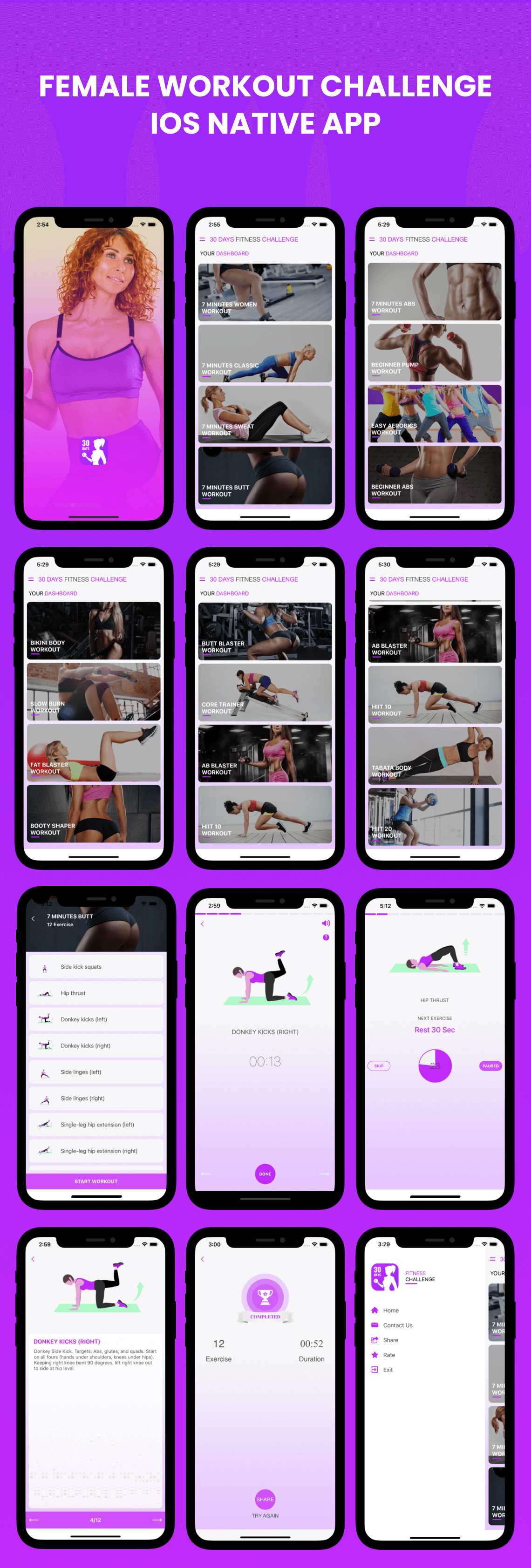 Female Workout - iOS
