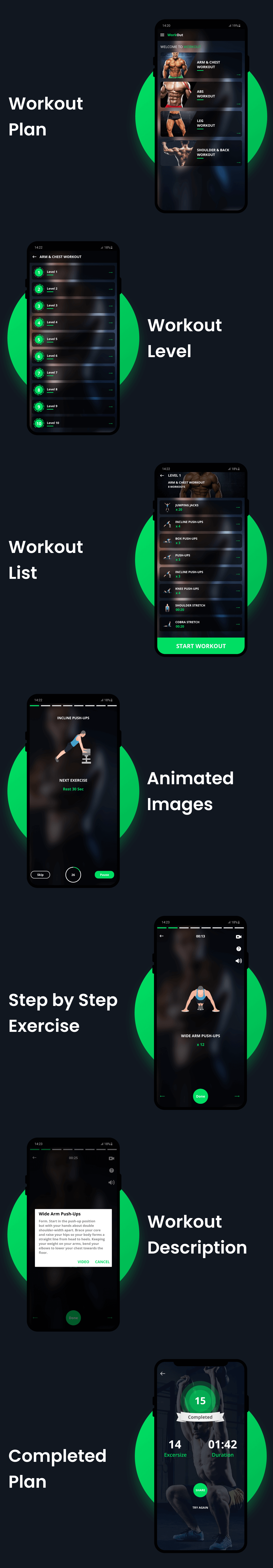 Fitness Workout - Android App