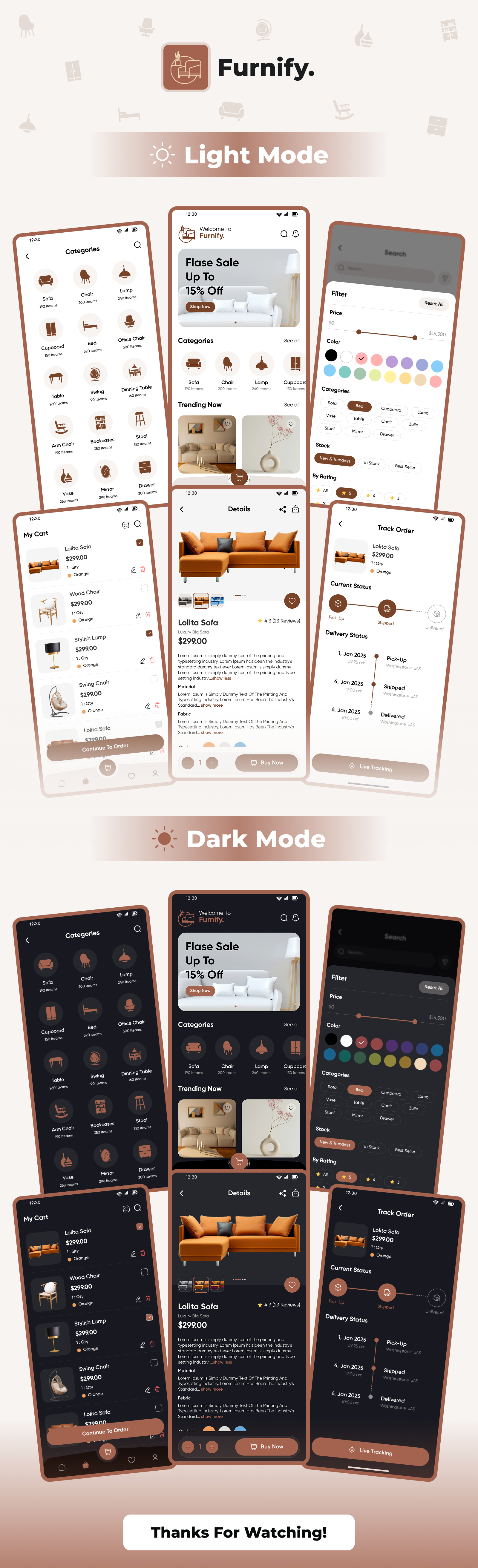 Multimode Flutter Apps - Flutter UI Kit