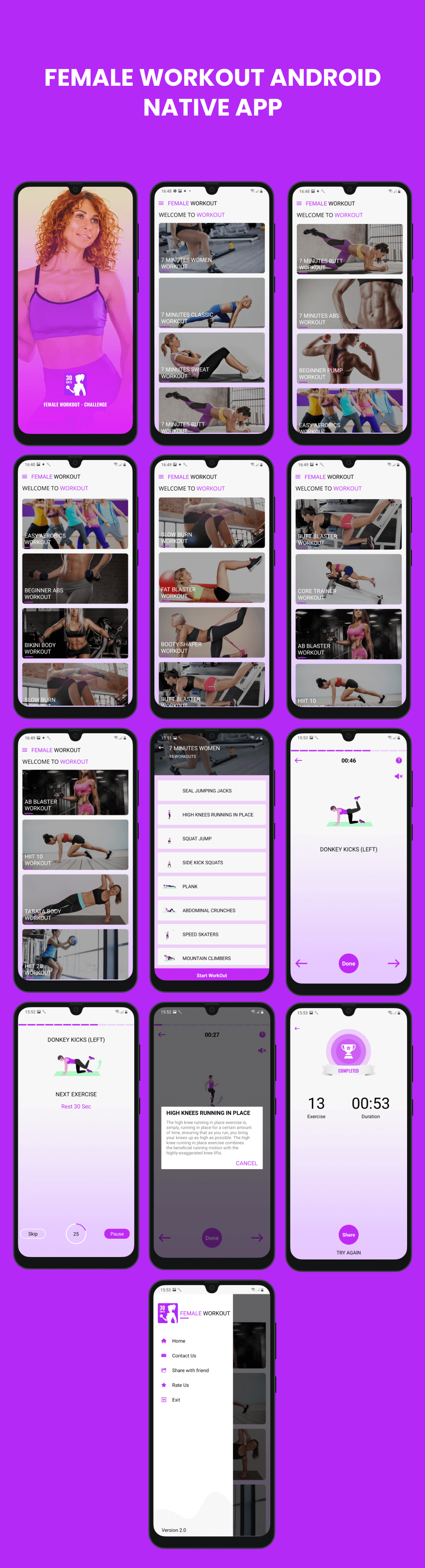 Female Workout - Android
